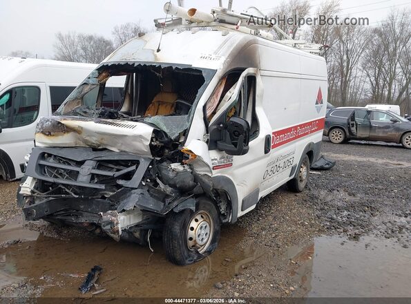 3C6TRVCG2GE110355 2016 RAM PROMASTER 2500 Белый Передняя левая четверть