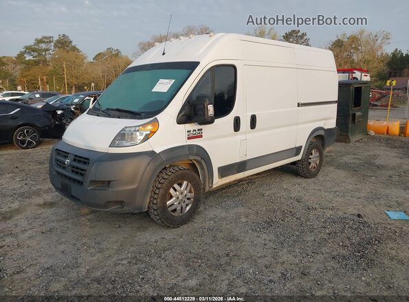 3C6TRVCG2JE117474 2018 RAM PROMASTER 2500 Белый Передняя левая четверть