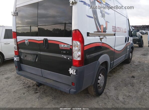 3C6TRVCGXJE101202 2018 RAM PROMASTER 2500 White უკანა მარჯვენა