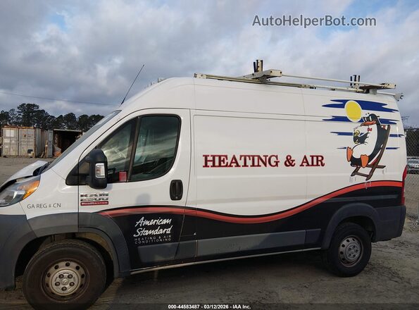 3C6TRVCGXJE101202 2018 RAM PROMASTER 2500 White სალონის 360-გრადუსიანი ხედი