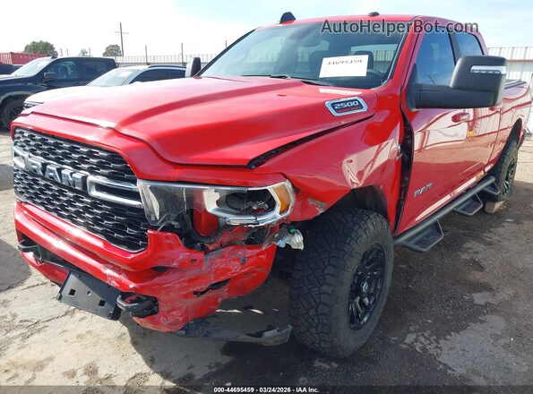 3C6UR5DL0RG176202 2024 RAM 2500 Red წინა ხედი