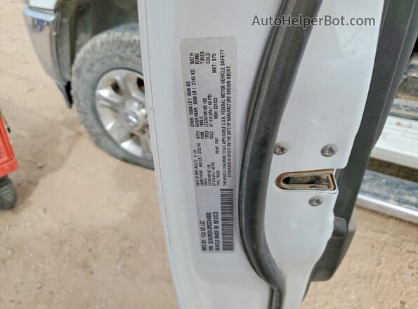 3C6UR5DLXRG244893 2024 RAM 2500 Белый Вид наклейки с VIN-кодом
