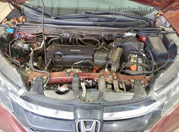 3CZRM3H54GG704523 2016 HONDA CR-V Maroon Вид задньої частини салону