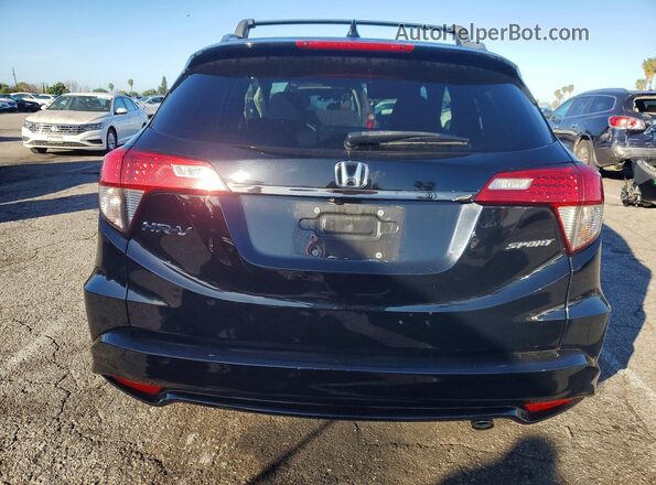 3CZRU5H12MM708270 2021 HONDA HR-V Black Widok z tyłu