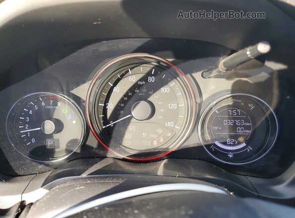 3CZRU5H17MM710662 2021 HONDA HR-V White ხელსაწყოთა პანელის ხედი