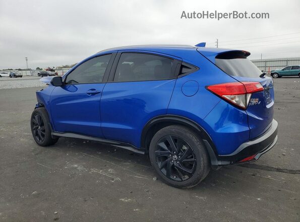 3CZRU5H17MM718387 2021 HONDA HR-V Blue Задня ліва чверть