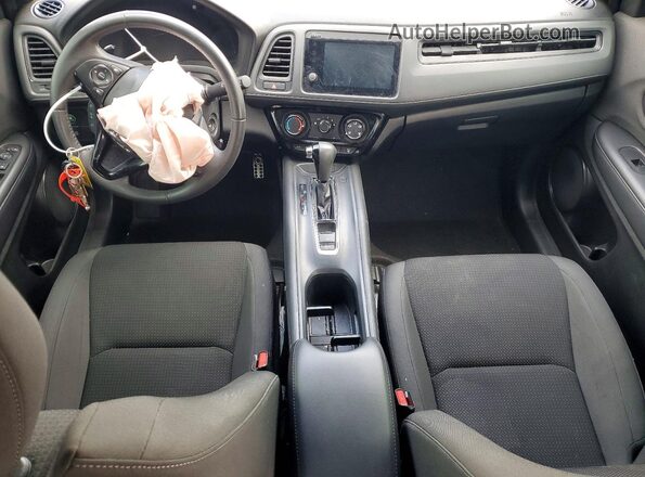 3CZRU5H17MM718387 2021 HONDA HR-V Blue Вид панелі приладів