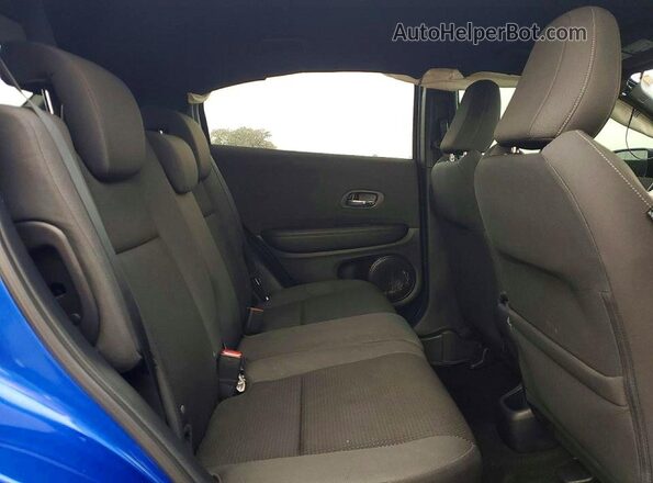 3CZRU5H17MM718387 2021 HONDA HR-V Blue Вид задньої частини салону