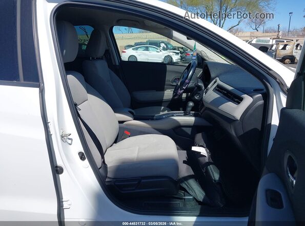 3CZRU5H30MM703845 2021 HONDA HR-V White Widok wnętrza z przodu