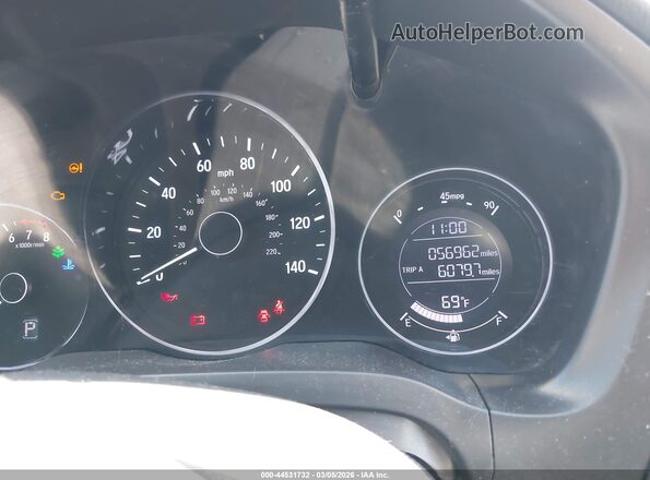 3CZRU5H30MM703845 2021 HONDA HR-V White Widok tylnych siedzeń