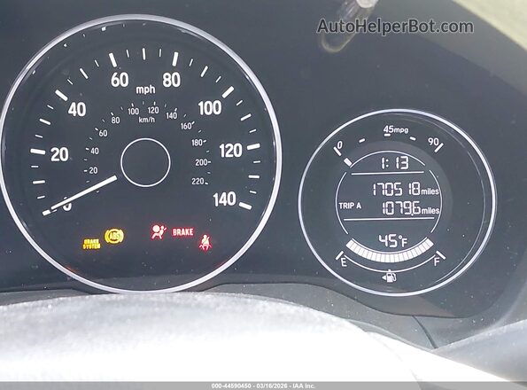 3CZRU5H32KG710212 2019 HONDA HR-V Silver 