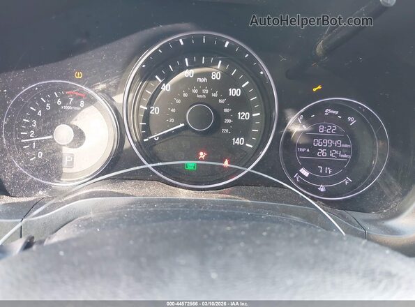 3CZRU5H33MM703810 2021 HONDA HR-V Gray Vista de los asientos traseros