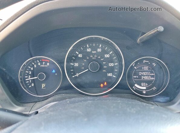 3CZRU5H34MM726478 2021 HONDA HR-V Gray Вид щитка приладів