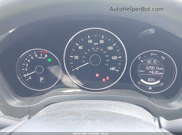3CZRU5H37MM718956 2021 HONDA HR-V White Vista de los asientos traseros