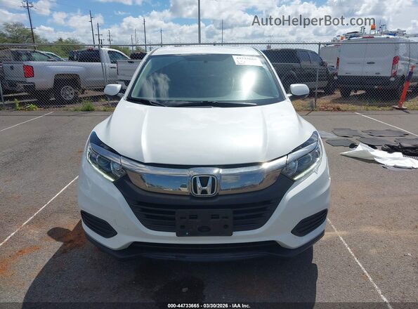 3CZRU5H37MM718956 2021 HONDA HR-V White Vista del cuadro de instrumentos