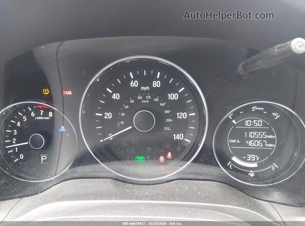 3CZRU5H38GM754207 2016 HONDA HR-V Gray Widok tylnych siedzeń