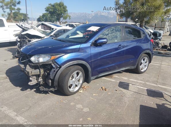 3CZRU5H50GM709697 2016 HONDA HR-V Blue Przód lewy