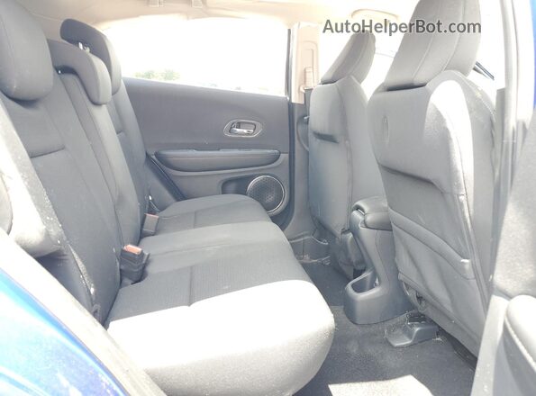 3CZRU5H50MM717651 2021 HONDA HR-V Blue Widok tylnych siedzeń