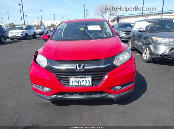 3CZRU5H51HM710360 2017 HONDA HR-V Красный Вид щитка приборов