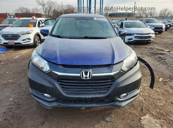3CZRU5H57HM707852 2017 HONDA HR-V Blue Front view