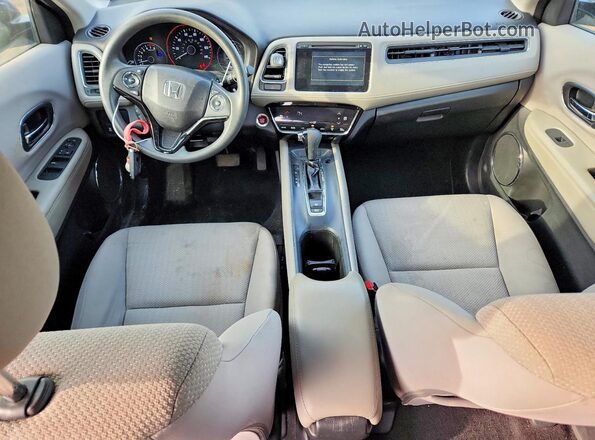 3CZRU5H57HM707852 2017 HONDA HR-V Blue Dashboard view