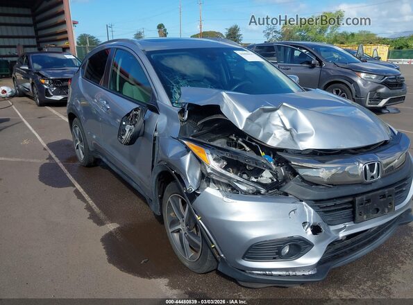 3CZRU5H59MM717518 2021 HONDA HR-V Gray Front view