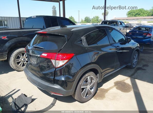 3CZRU5H5XMM707564 2021 HONDA HR-V Black Задня права чверть