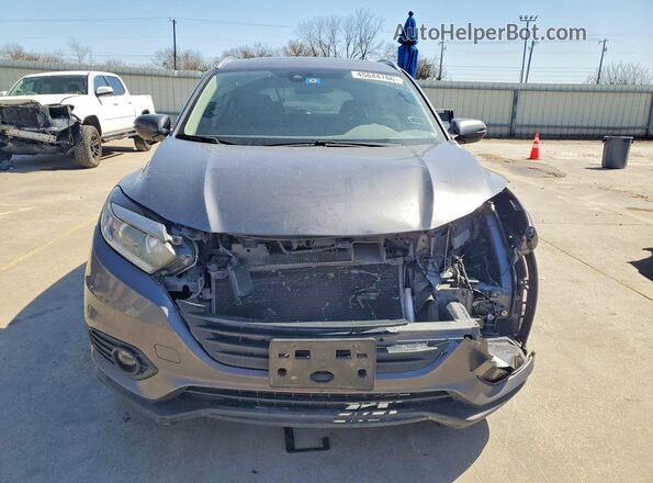3CZRU5H5XMM711131 2021 HONDA HR-V Gray წინა ხედი