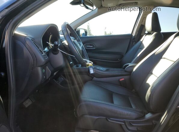 3CZRU5H73MM712588 2021 HONDA HR-V Black წინა სალონის ხედი