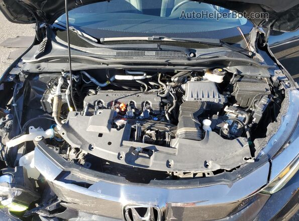 3CZRU5H73MM712588 2021 HONDA HR-V Black უკანა სალონის ხედი