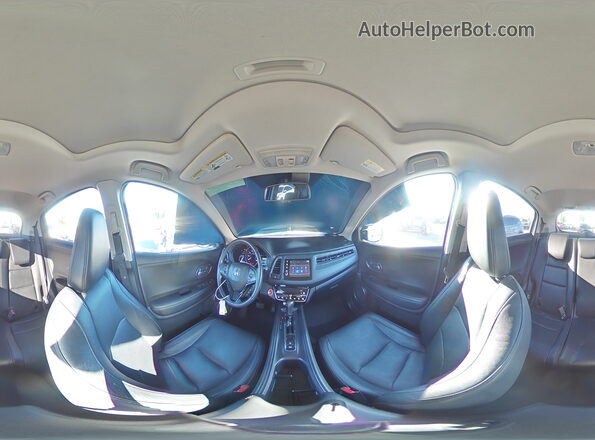 3CZRU5H73MM712588 2021 HONDA HR-V Black VIN კოდის სტიკერის ხედი