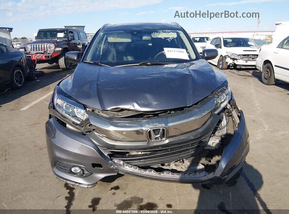 3CZRU5H74MM704631 2021 HONDA HR-V Gray ხელსაწყოთა პანელის ხედი