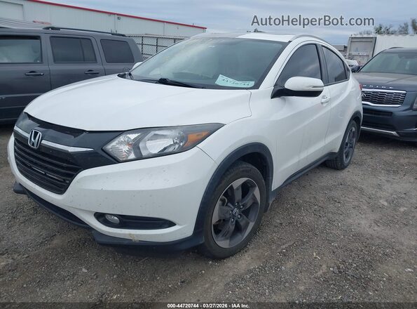3CZRU5H7XJM705259 2018 HONDA HR-V White Առջևի ձախ երեք քառորդ տեսարան