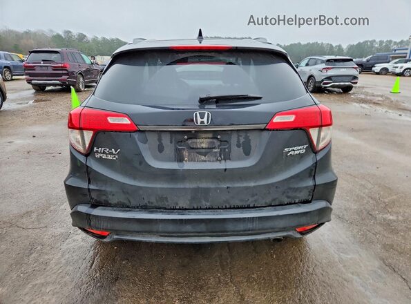 3CZRU6H10NM757233 2022 HONDA HR-V Черный Вид сзади