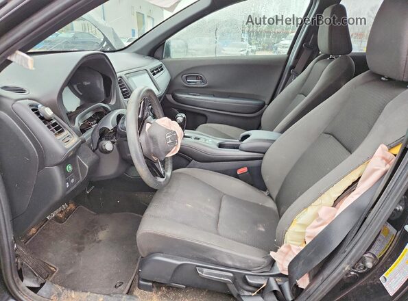 3CZRU6H10NM757233 2022 HONDA HR-V Черный Вид салона спереди