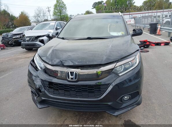 3CZRU6H11KG700971 2019 HONDA HR-V Black Instrument cluster view