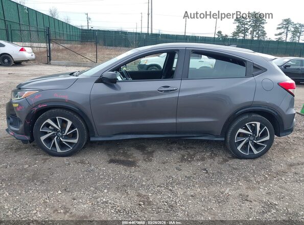 3CZRU6H11KG706625 2019 HONDA HR-V Gray Vista interior de 360 grados