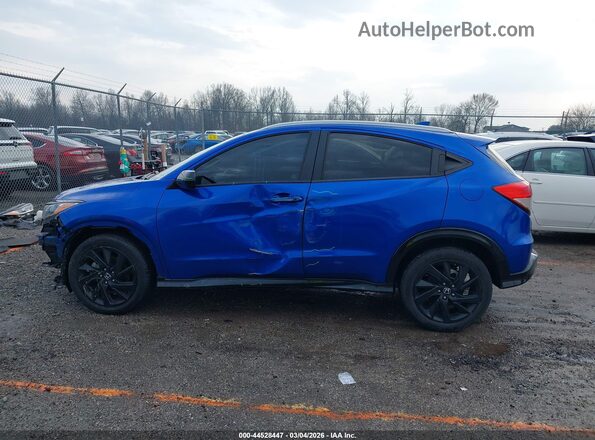 3CZRU6H11MM724269 2021 HONDA HR-V Синий 