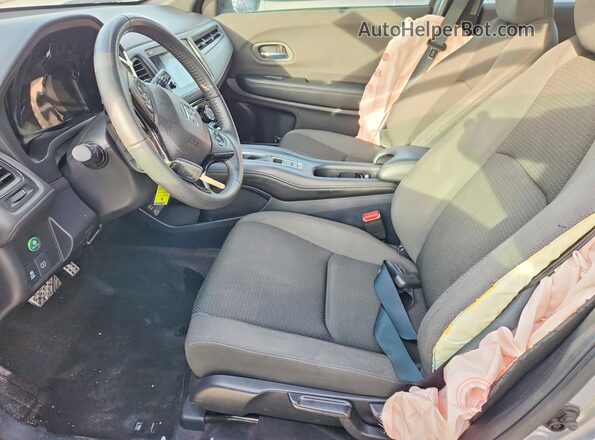 3CZRU6H13KG715116 2019 HONDA HR-V Silver Widok wnętrza z przodu