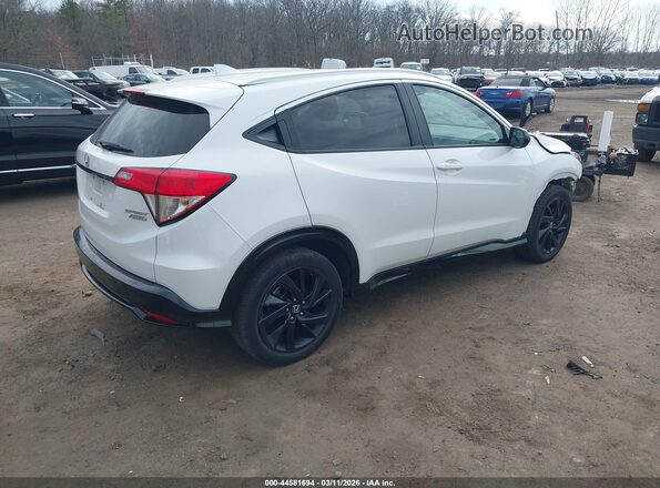 3CZRU6H18MM749945 2021 HONDA HR-V White Trasero derecho