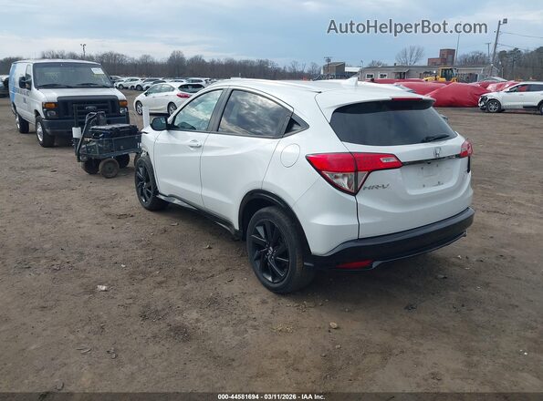 3CZRU6H18MM749945 2021 HONDA HR-V White Trasero izquierdo