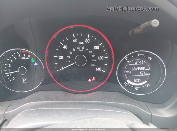 3CZRU6H18MM749945 2021 HONDA HR-V White Vista de los asientos traseros
