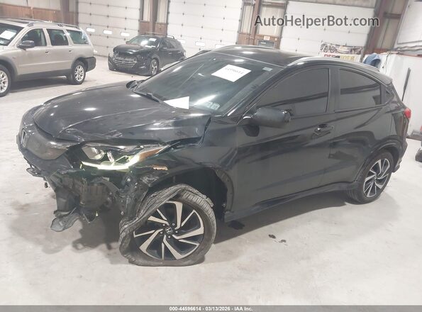 3CZRU6H19LM719545 2020 HONDA HR-V Black Передня ліва чверть