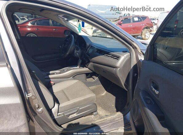 3CZRU6H30KG721022 2019 HONDA HR-V Gray Widok wnętrza z przodu