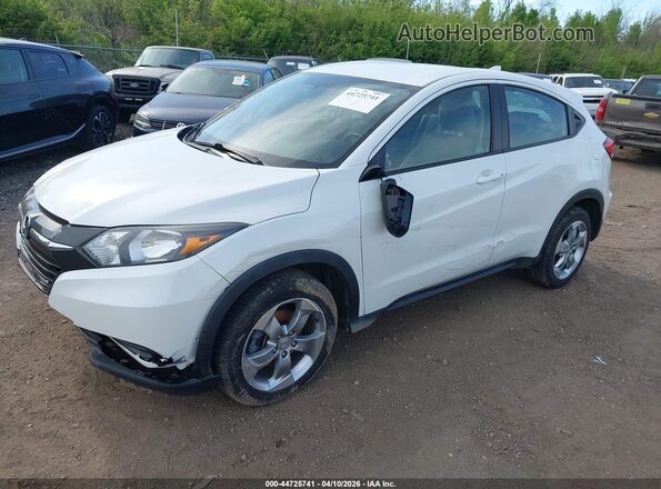 3CZRU6H32JM722995 2018 HONDA HR-V White წინა მარცხენა ხედი სამი მეოთხედიდან