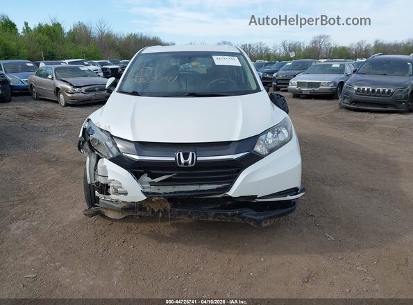 3CZRU6H32JM722995 2018 HONDA HR-V White ხელსაწყოთა პანელის ხედი