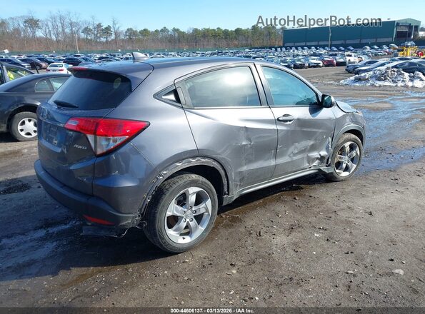 3CZRU6H32NM723571 2022 HONDA HR-V Gray Trasero derecho