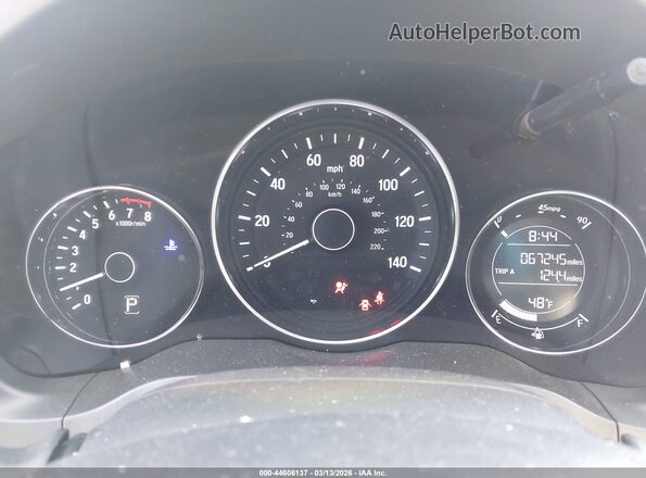 3CZRU6H32NM723571 2022 HONDA HR-V Gray Vista de los asientos traseros