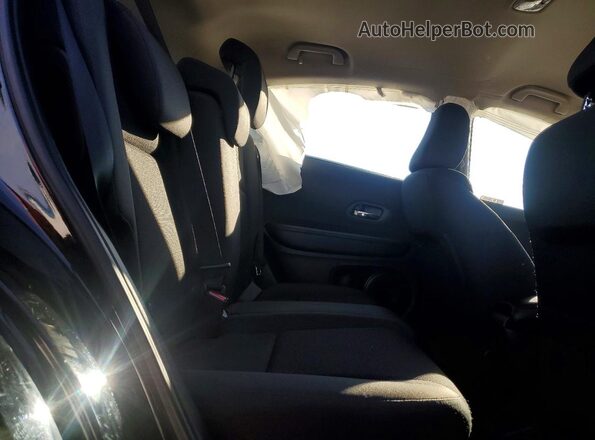 3CZRU6H37MM721314 2021 HONDA HR-V Black Widok tylnych siedzeń
