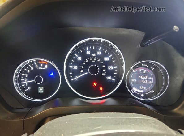 3CZRU6H38JG710946 2018 HONDA HR-V Red 